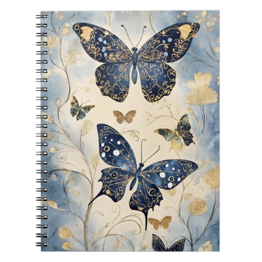 Carnet Papillons de style japonais, (Devant)
