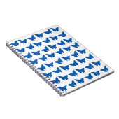 Carnet Papillons Denim Blue Bold (Côté Droit)