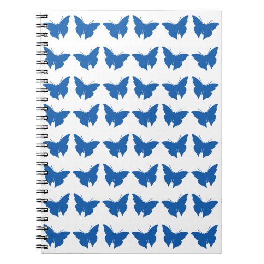 Carnet Papillons Denim Blue Bold (Devant)