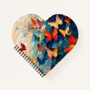 Carnet Papillons en Mouvement – Vol Abstrait Expressif