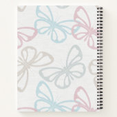 Carnet Papillons éparés (Grande Échelle) (Dos)