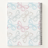 Carnet Papillons éparés (moyenne échelle) (Dos)