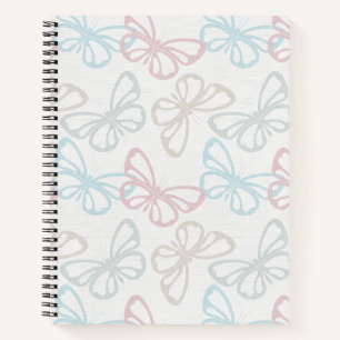 Carnet Papillons éparés (moyenne échelle)