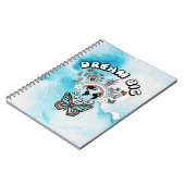 Carnet Papillons et champignons Rêve Big positif inspo (Côté gauche)