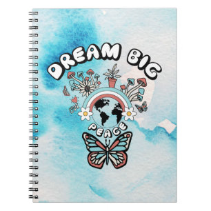 Carnet Papillons et champignons Rêve Big positif inspo