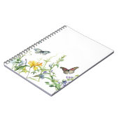 Carnet Papillons et fleurs (Côté gauche)