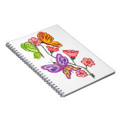 Carnet Papillons et fleurs (Côté Droit)