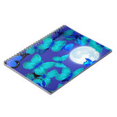 Carnet Papillons et papillons de nuit dans un ciel bleu p (Côté gauche)