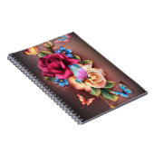 Carnet Papillons et Roses (Côté Droit)