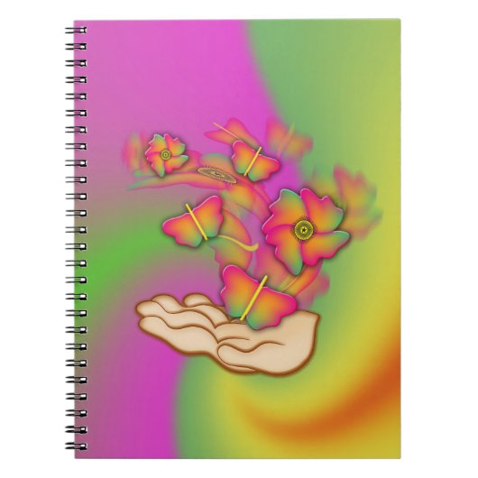 Carnet Papillons & Fleurs (Devant)