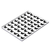 Carnet Papillons gras noirs (Côté gauche)