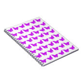Carnet Papillons gras violet (Côté Droit)