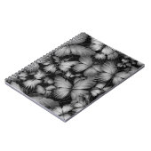 Carnet Papillons gris Imprimer (Côté gauche)