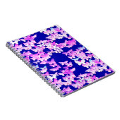 Carnet Papillons, lavande et bleu foncé (Côté Droit)