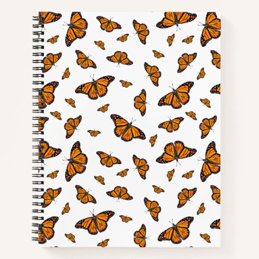 Carnet Papillons monarques (Devant)