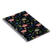 Carnet Papillons multicolores : Motif transparent (Côté Droit)