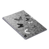 Carnet Papillons noirs et blancs (Côté Droit)
