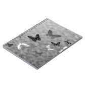 Carnet Papillons noirs et blancs (Côté gauche)