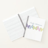 Carnet Papillons Pastel Cute Personnalisé (Intérieur)