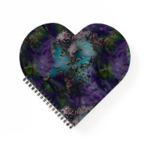 Papillons Peacock en pourpre par KABFA Designs