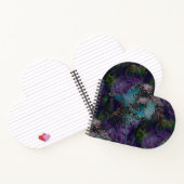 Carnet Papillons Peacock en pourpre par KABFA Designs (Intérieur)