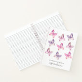 Carnet Papillons personnalisés (Intérieur)