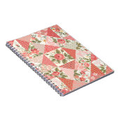 Carnet Papillons rose Patchwork sans couture (Côté Droit)