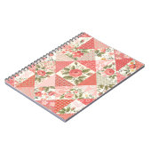 Carnet Papillons rose Patchwork sans couture (Côté gauche)