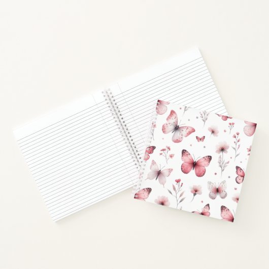 Carnet Papillons roses (Intérieur)