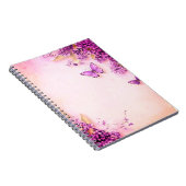 Carnet Papillons roses et pourpres (Côté Droit)