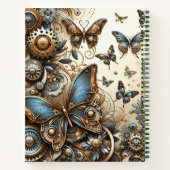 Carnet Papillons Steampunk Vintage  (Dos)