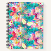 papillons sur le terrain fleuri aqua turquoise