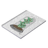 Carnet Papillons verts dans Bell Jar 2 (Côté gauche)