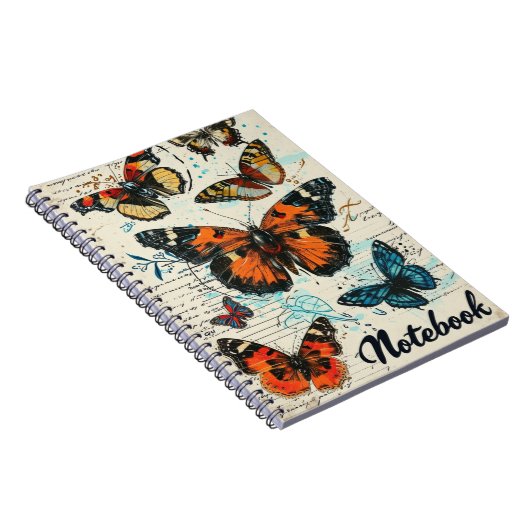 Carnet Papillons Vintages (Côté Droit)