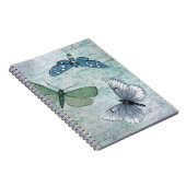 Carnet Papillons vintages Grunge français (Côté Droit)