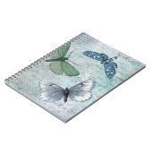 Carnet Papillons vintages Grunge français (Côté gauche)