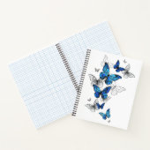 Carnet Papillons volants bleus Morpho (Intérieur)