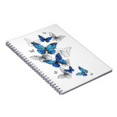 Carnet Papillons volants bleus Morpho (Côté Droit)