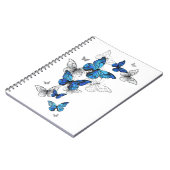 Carnet Papillons volants bleus Morpho (Côté gauche)