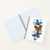 Carnet Papillons volants Morpho et Monarch (Intérieur)