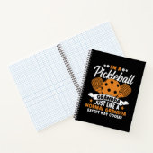 Carnet Papy joueur de pickleball cool (Intérieur)