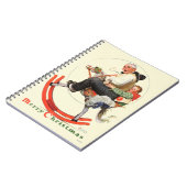 Carnet Papy sur le cheval de basculage (Côté gauche)