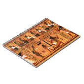 Carnet Papyrus royal égyptien (Côté gauche)