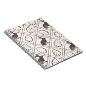 Carnet Pâques carreaux marron (Côté Droit)