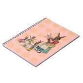 Carnet Pâques Lapin Poule Lapin Œufs (Côté gauche)