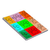 Carnet Paquets De Chiots Mignons En Carré (Côté Droit)