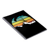 Carnet Parachute Retro Mountain Parapente (Côté Droit)