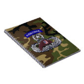 Carnet Parachutiste aéroporté (Côté Droit)