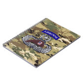 Carnet Parachutiste aéroporté (Côté gauche)