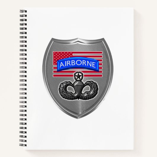 Carnet Parachutiste aéroporté unique (Devant)